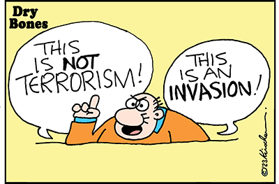 Dry Bones cartoon,Bibi, Gaza,Invasion, Israel, Hamas, 